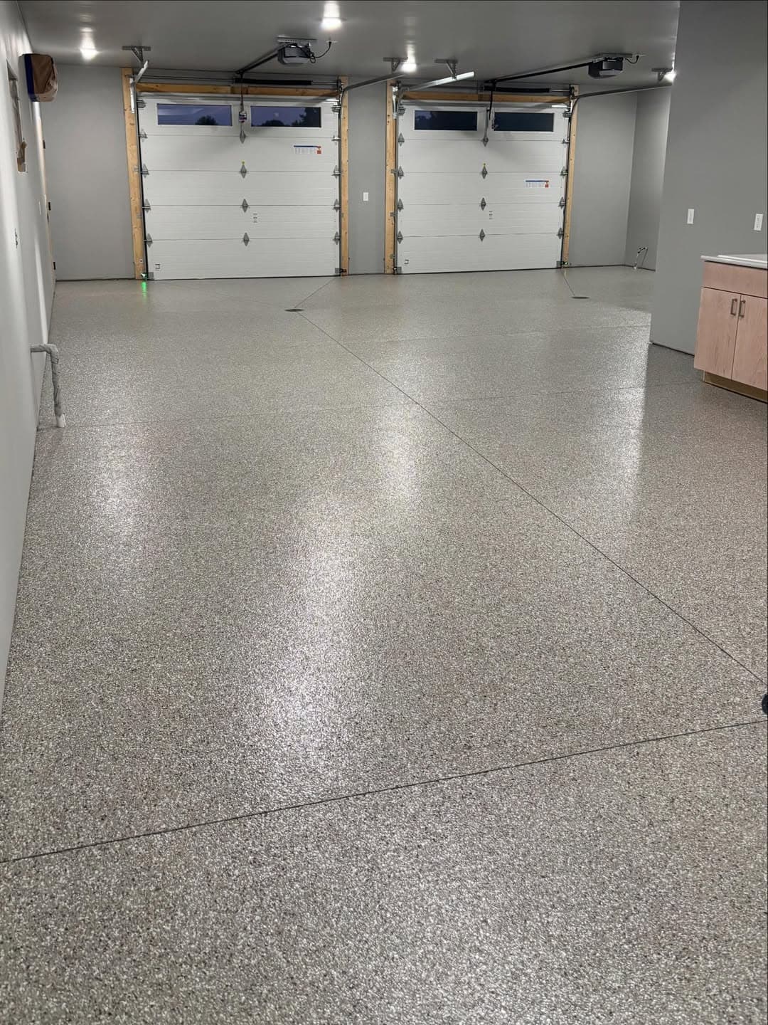 Garage — Two-car garage full install — Fusion Floors, Sparta, WI